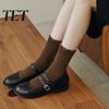 Cozy Home Leisure Socks Women Ruffle Turn-Cuff Crew Socks, Breathable Combed Cotton Lettuce Edge Ankle Gentle Temperament Aesthetic for Girls,