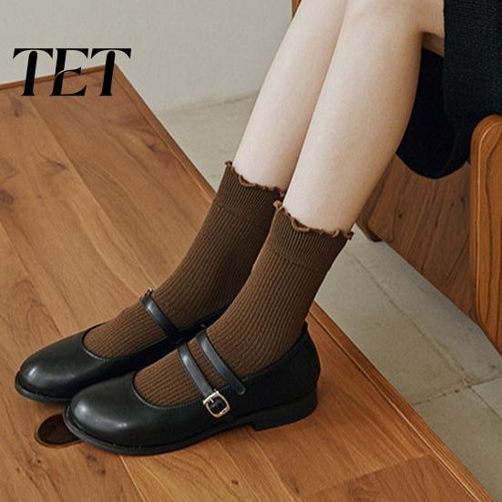 Cozy Home Leisure Socks Women Ruffle Turn-Cuff Crew Socks, Breathable Combed Cotton Lettuce Edge Ankle Gentle Temperament Aesthetic for Girls,