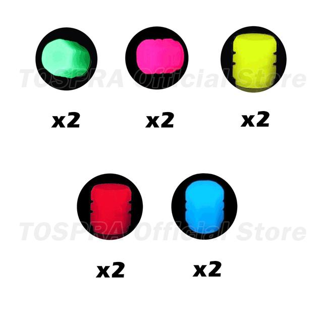 Универсальная светящаяся крышка клапана шины, ступица колеса автомобиля, светящаяся пылезащитная декоративная крышка насадки на обод шины для мотоцикла, велосипеда