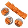 Casual Round Buckle Waistband Suede Fabric Waist Belt Ladies Dress Cummerbund Wild Skirt Bands