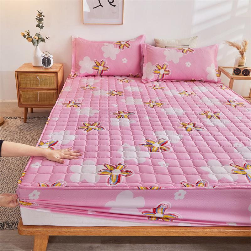 Стеганый наматрасник MAITA, полностью обернутый хлопковой обивкой, покрывало наматрасник, влагостойкий чехол для кровати, наволочка, наматрасник