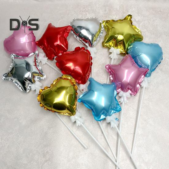 10 шт. достаточное количество пентаграмм фольгированные шары анти взрыв привлекательные сердечные праздничные шары аксессуары для дня рождения