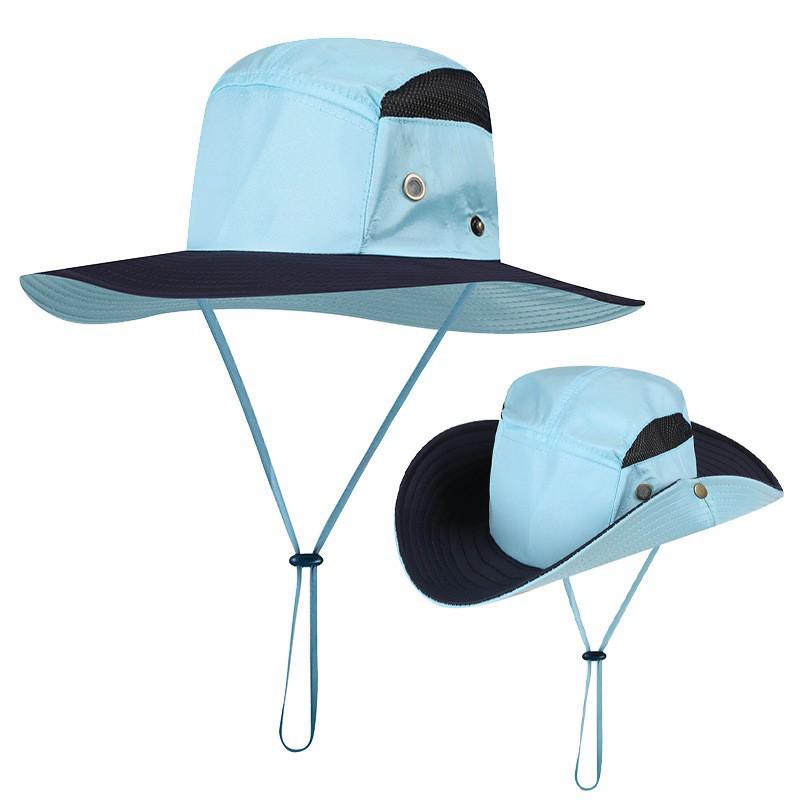 Unisex Wide Brim Sun Protection Hat for Outdoor Activities