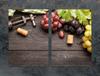 СТЕКЛЯННАЯ ЗАЩИТНАЯ ПАНЕЛЬ ДЛЯ КУХНИ 2x35x52 ФРУКТЫ