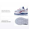 Li Ning Kids Aurora Skywalker нескользящие амортизирующие износостойкие дышащие спортивные повседневные туфли детская обувь Cyclone-Blue YKNR104-61