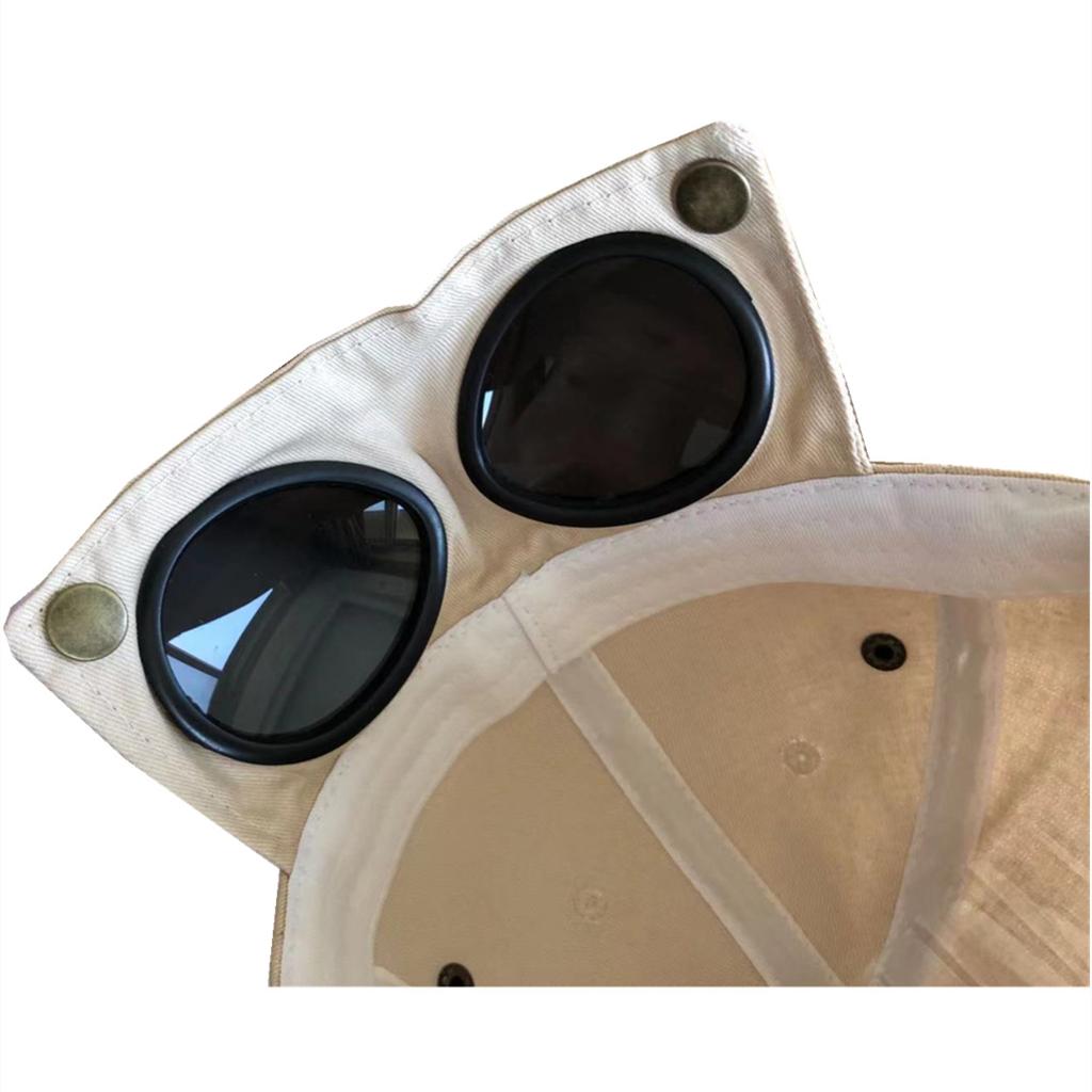 Aviator Hat Summer Personality Glasses Baseball Cap Female Unisex Sunglasses Cap Male Cap Baseballcap Boys Cap