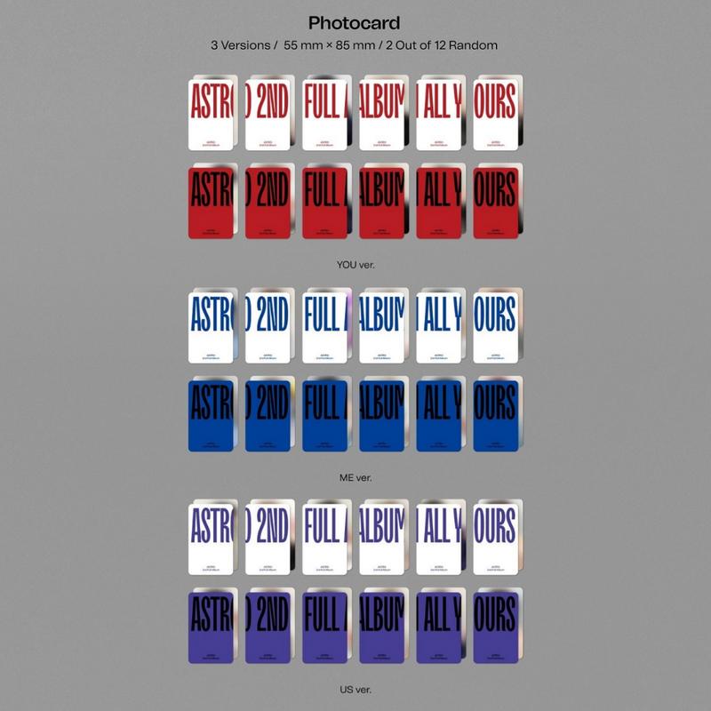 ASTRO Все Твои / 2-й Альбом (ME Вер. / ВЫ Вер. / Верс. США)