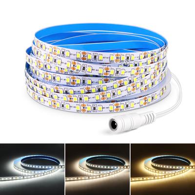 Светодиодная лента High Lumen 2835 SMD 12 В 24 В 5 м 10 м 120 светодиодов/м сверхяркая двухслойная медная лента FPCB для освещения кухни