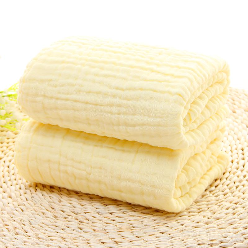 Six Layers Cotton Gauze Baby Bath Towel Soft Absorbent Muslin Receiving Blanket