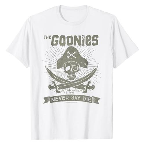 The Goonies Unisex Adult Never Say Die T-Shirt