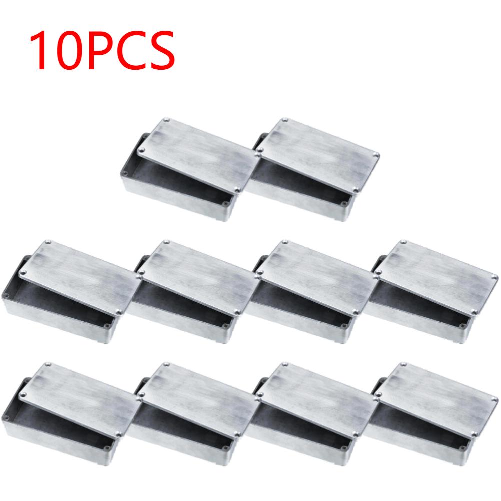 1-10pcs Guitar Effect Cases Holder with Screws 1590B Aluminum Die-cast Stomp Box Case Replacement Musical Instrument Kit