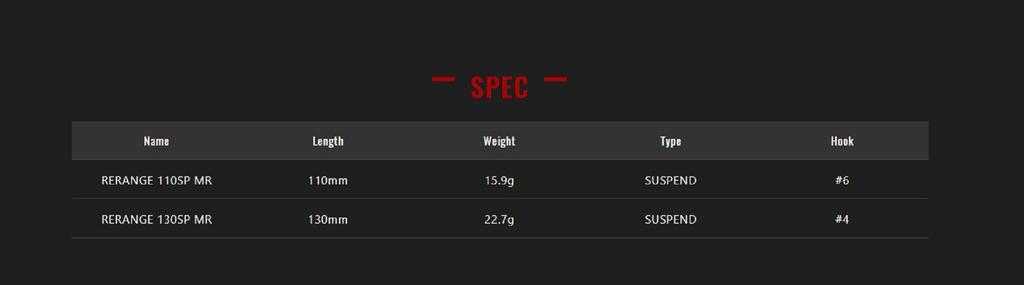 Jackall Rerange 130SP MR Воблер-суспендер Dragon Fruit Mat Tiger (7626)