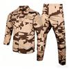 Camouflage Tactical Training Suit Breathable Wear-resistant Anti-tear Outdoor Cycling Jersey Set
