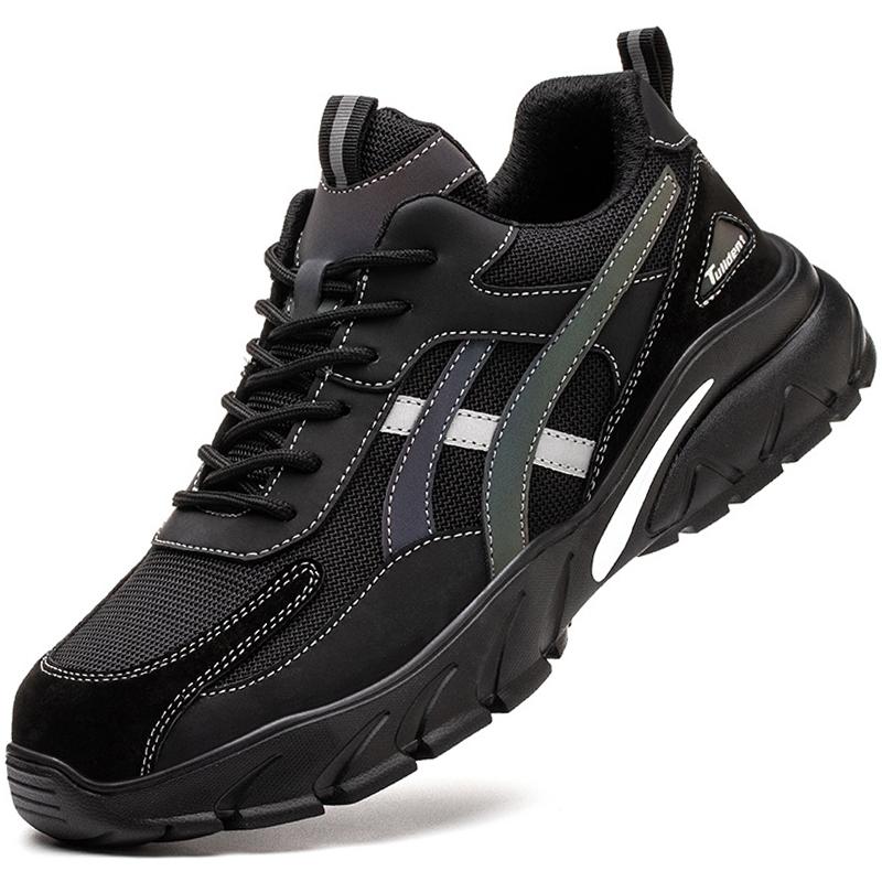 Work Sneakers Men Winter Safety Shoes Lightweight Anti-Smash Men Work Shoes Boots Women Protective Steel Toe Shoes Safety Boots