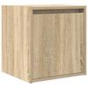 Wall Mounted Nightstand Sonoma Oak 38 x 34 x 40 cm