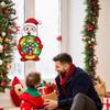 Santa Claus Dart Board with 12 Sticky Balls And 12 Dart Large Christmas Party Games for Family Kids Adult Party Activities