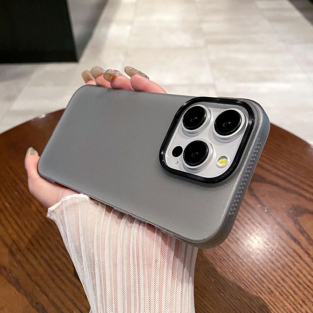Applicable To Apple 16proMax New Half Pack Mobile Phone Case Without Frame IPhone 15 Matte Anti Fall 14 Protective Case