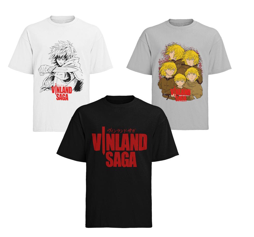Сага о Винланде Аниме Персонаж Серия Фан Мужская Хлопковая Футболка