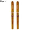 100/20 Pcs Large Capacity Glitter Gold Pen Refills 0.7mm Scripture Copying Penholder Art Drawing