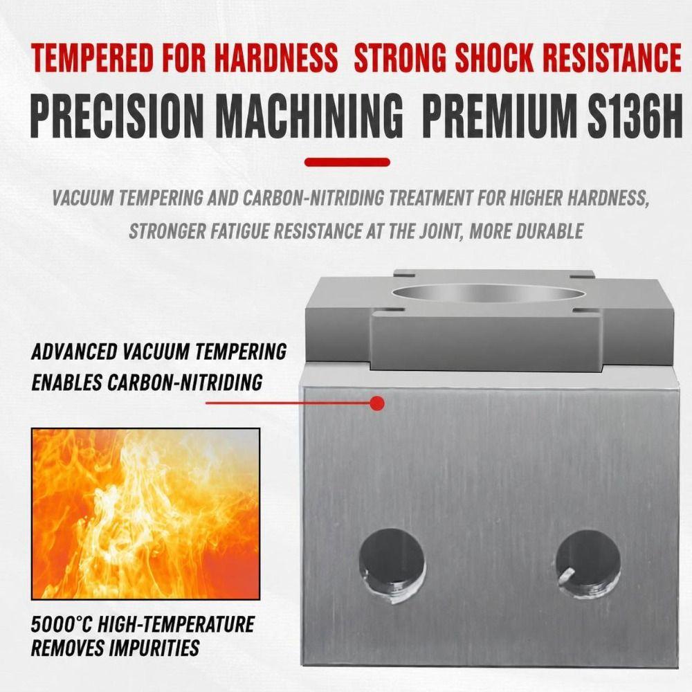 Manual CNC Expansion Clamp Mold Steel Workholding Clamp Workholding Applications