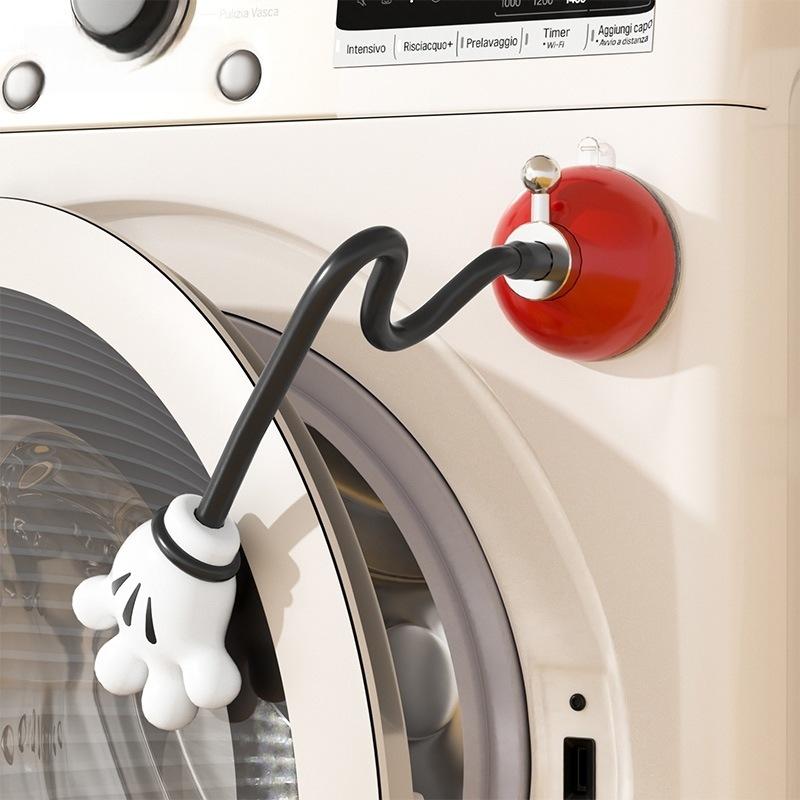 Drum washing machine door fixer protective tape, anti-collision suction cup, anti-drop ventilation latch, anti-mold and antibacterial limiter