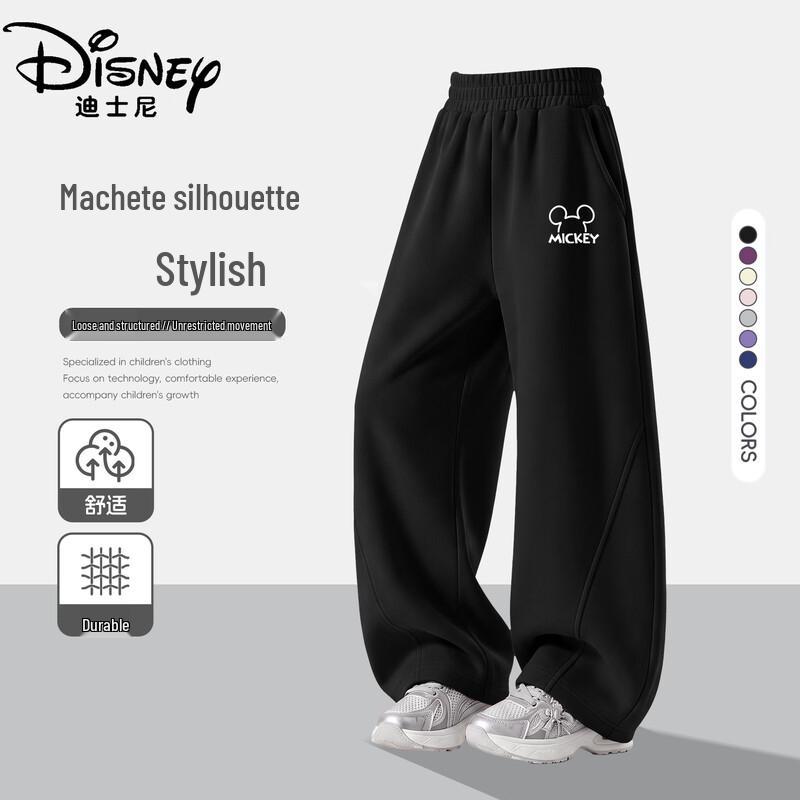 Disney Детские повседневные штаны-джоггеры с мультяшным принтом