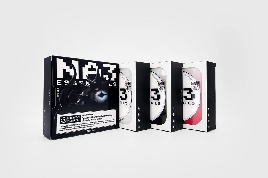 Канальные наушники NF AUDIO NA3 Essentials, черные, белые, диапазон частот воспроизведения, двухполостной динамический драйвер ESC, посеребренная бескислородная медь 5NOFC