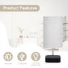 Touch Control Table Lamp Bedside Desk Lamp with 4W LED Bulb Warm White Light 3-level Dimmable