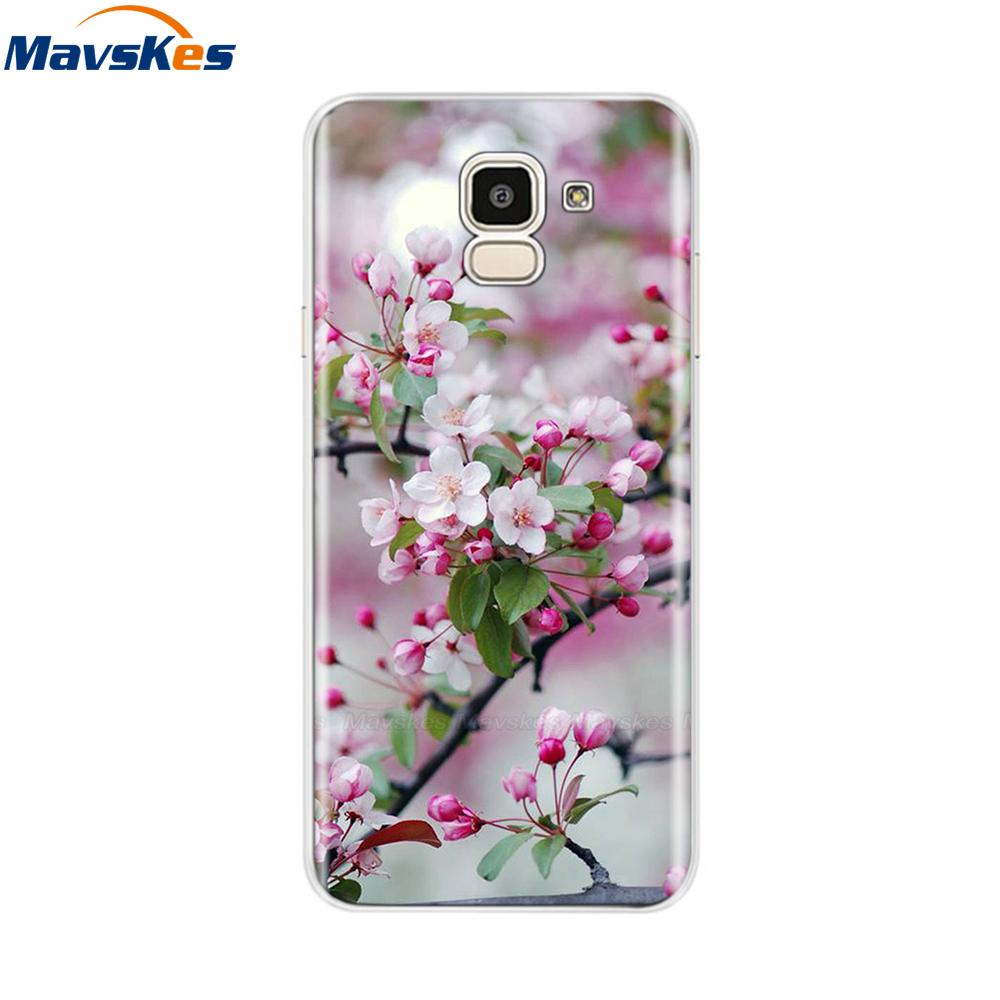 Чехол для Samsung Galaxy J6 2018 Мягкая задняя крышка из ТПУ-силикона sДля Coque Fundas Samsung J6 2018 J6 Plus 2018 Мягкие чехлы для телефона
