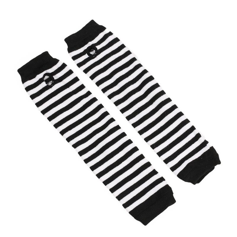 Men Women Winter Warm Arm Elbow Warmer Fingerless Dance Mitten Cuff Cosplay Darkly Ninja Knit Long Driving Sun Glove Sleeve L32 1