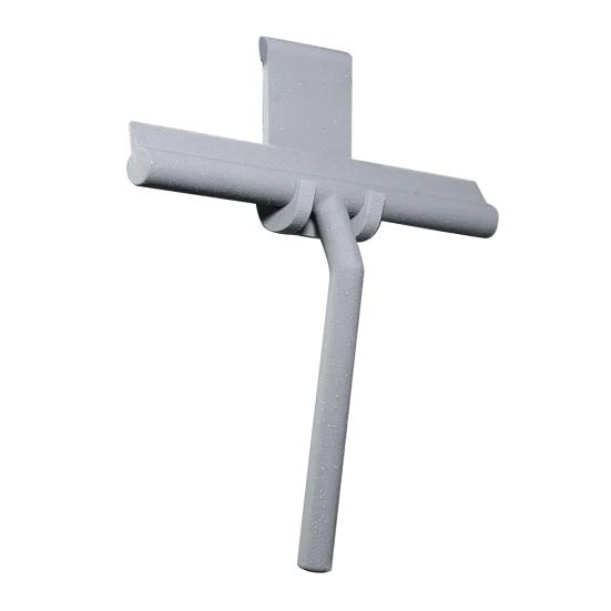 Односторонний скребок Эргономичный дизайн Без установки Скребок для стекла душевой кабины Устойчивый к царапинам Силиконовый скребок для зеркала в ванной комнате