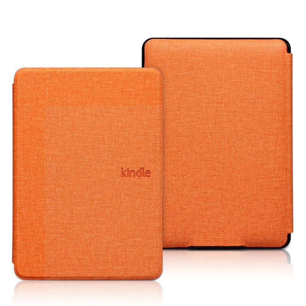 New Auto Wake/Sleep Fabric Texture PU Leather Magnetic Cover Smart Case Protective Shell
