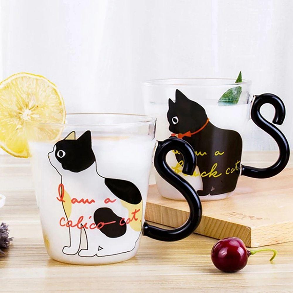 Durability For Home Office Smooth Heat Resistant Glass Glass Cup Mug Breakfast Mug Handy Cup