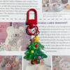 Рождественский подарок мультфильм милый рождественский брелок кулон автомобиль рюкзак украшение подарок рождественские елочные украшения