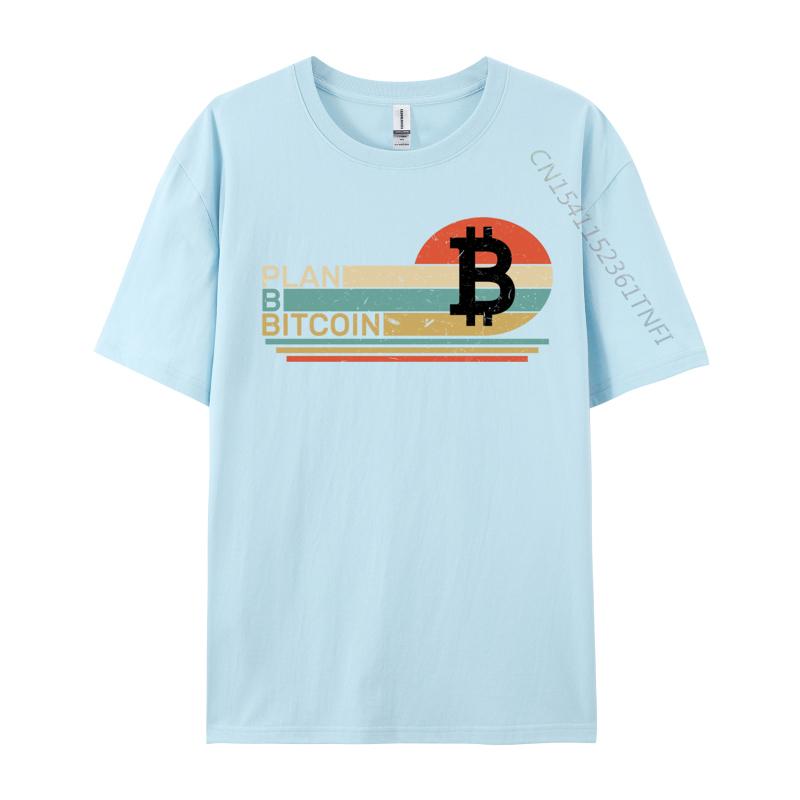 План Б Биткоин Криптовалюта Футболки Топы Футболки Хлопковые Футболки Модные Винтажные Уличные Футболки