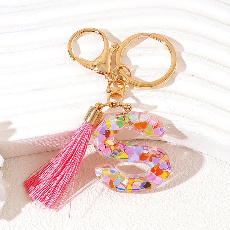 Брелок из смолы с буквами AZ 26, инициалами, бабочкой, кисточкой, подвеской, брелоком, изысканным украшением для рюкзака, аксессуарами, подарками