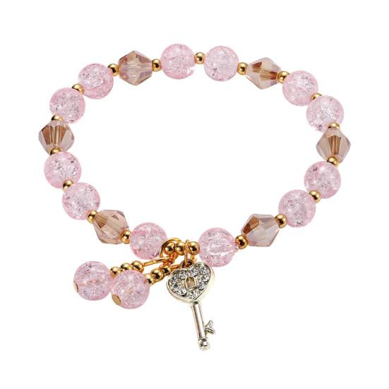 Браслеты на удачу для женщин, винтажные ювелирные изделия ручной работы с подвеской-ключом, свадебные подарки для невест