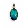 21 Ct Natural Opal 925 Sterling Silver CERTIFIED Oval Pendant Jewelry For Gift