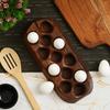 The Wrightwood Indian Rosewood Handmade Personalised Ergonomic Egg Tray- 12 Eggs