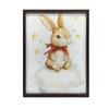 Plakat Uroczy Króliczek Na Chmurce Plakat Uroczy Króliczek Na Chmurce, 70X100 Cm, Bez Ramy, Płótno Premium Na Blejtramie