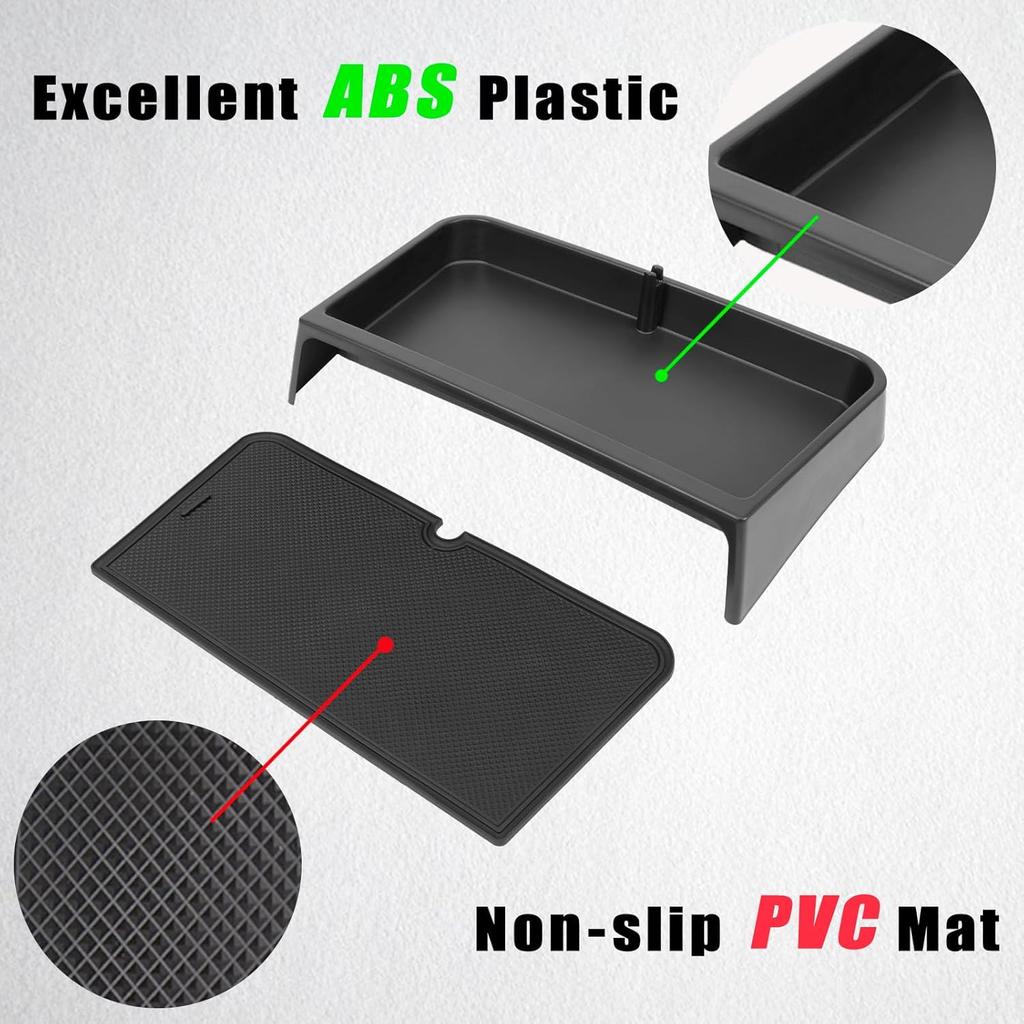 Center Console Dash Storage Tray Compatible With    2024 GMC Yukon/Chevy Suburban/Tahoe Center Console Organizer Storage Box Interior Ert Accessories