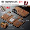 MAGKING K3 Series For Samsung Galaxy S24+ Case Compatible with MagSafe Wallet PC+TPU+PU Phone Cover