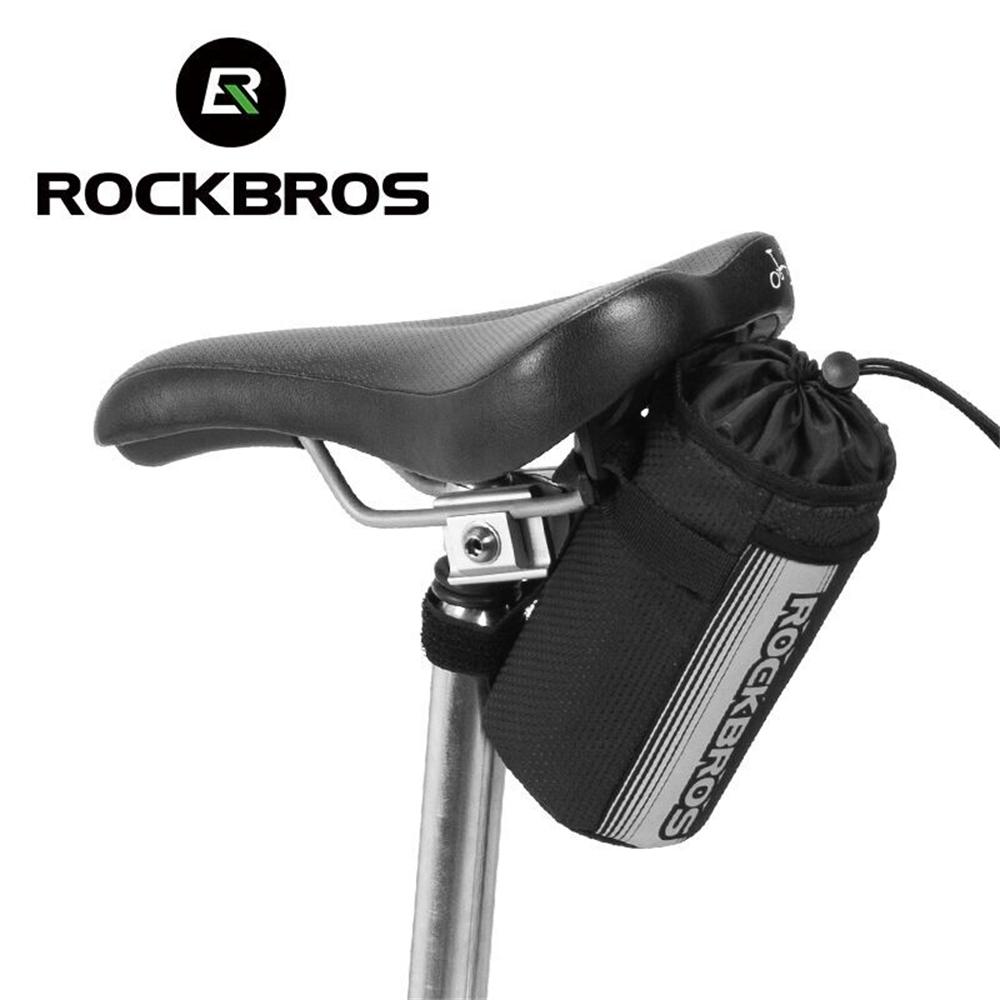 ROCKBROS Сумка-держатель для велосипедной бутылки с водой Сумка на руль/вынос руля Держатель для стакана/напитка на велосипед
