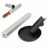 Travel Cigar Case Tube Stainless Steel Exquisite Moisture Retention Metal Cigar Case Tube for Men Women