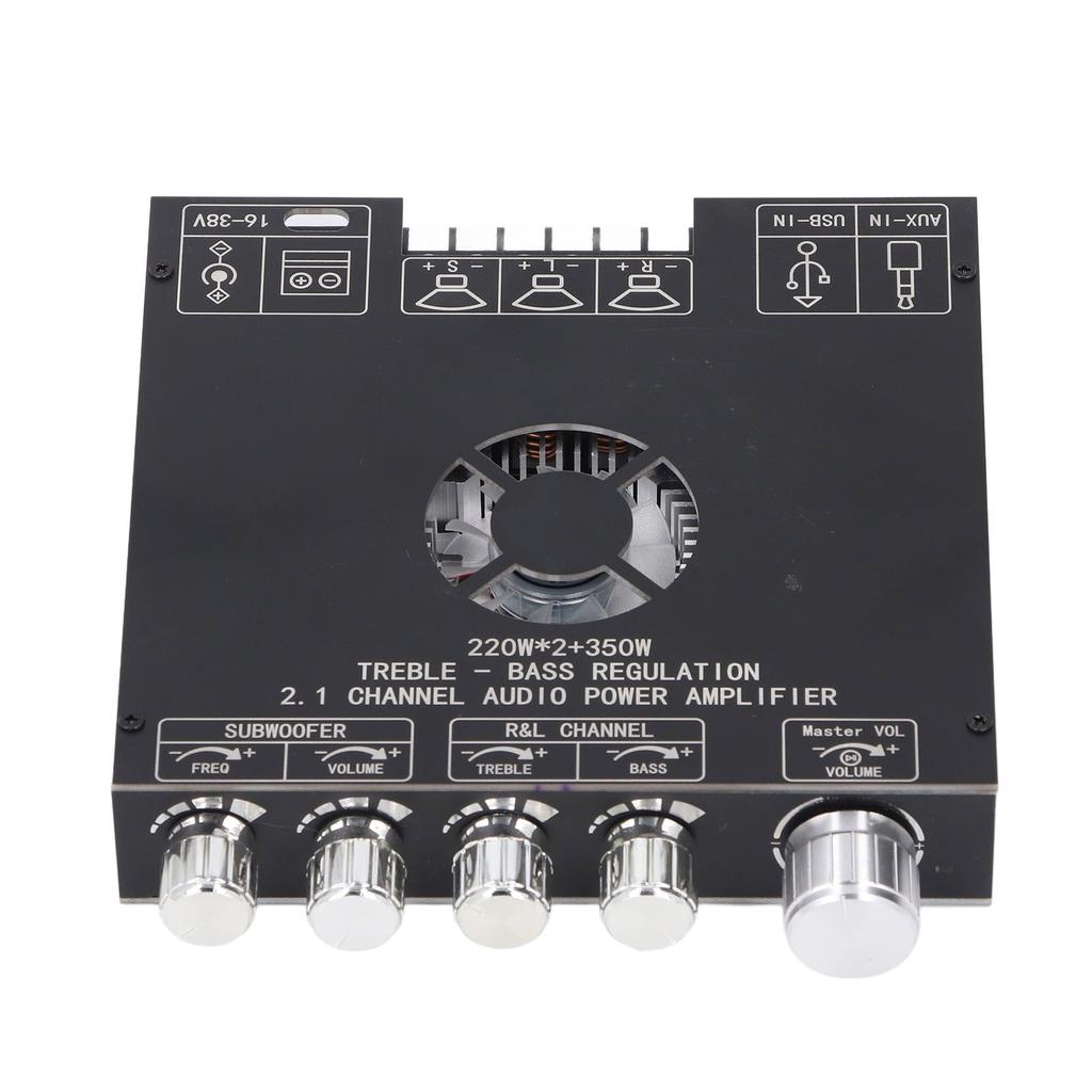 Power Amplifier Module 2.1 Channel BT5.1 AUX U Disk USB Sound Card Inputs TPA3255 Amplifier Board DC