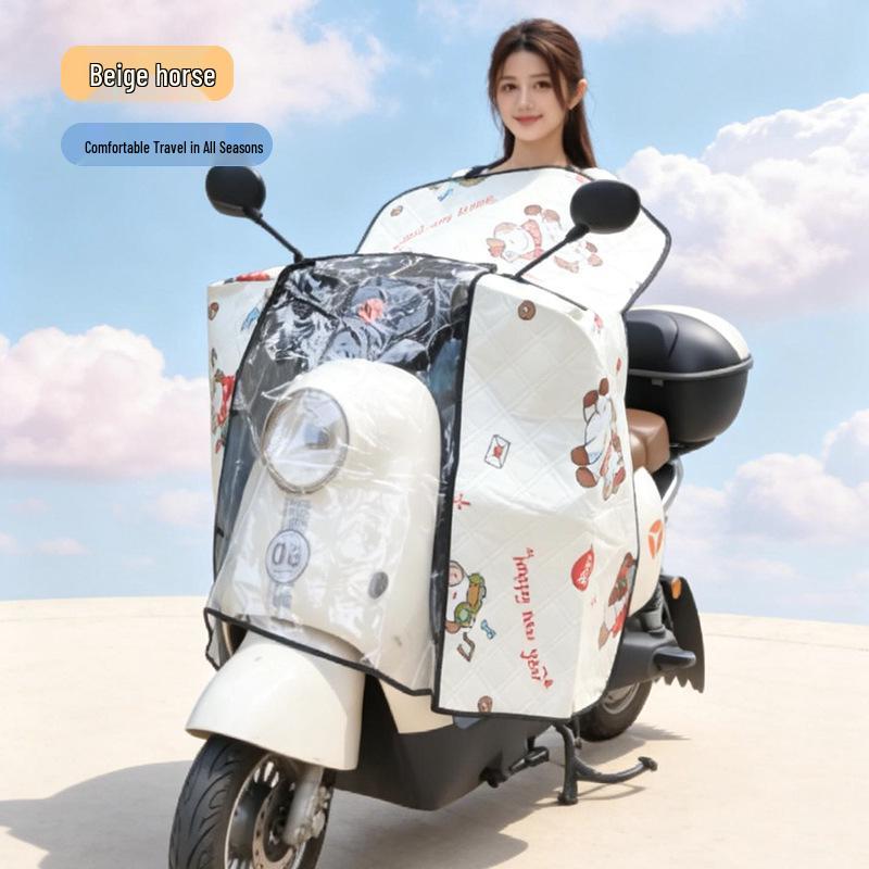 All-Season Motorcycle EV Sunshade: Waterproof, Windproof, Full Coverage