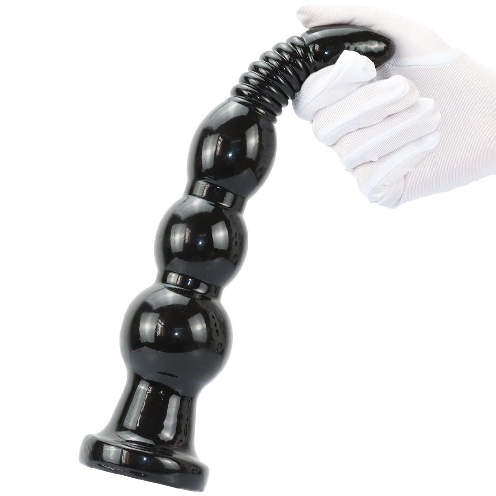 Анальные бусы-пробка трех размеров - Уличная SM-игрушка для стимуляции ануса