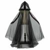Dress Up Mesh Ghost Cloak Transparent Hooded Cloak Fashion Women Halloween Costume  Children