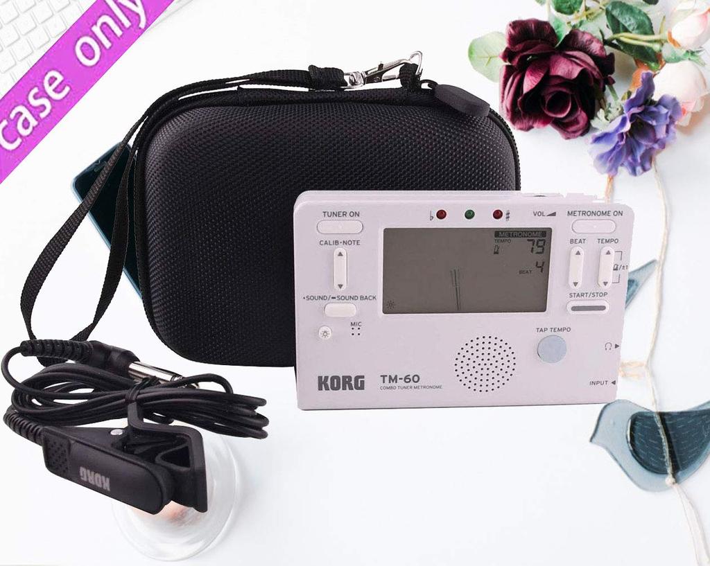 Чехол для хранения для YAMAHA TDM-700KORG TM-60TM-50 тюнер-метроном совместимый чехол для хранения - WERJIA (черный)