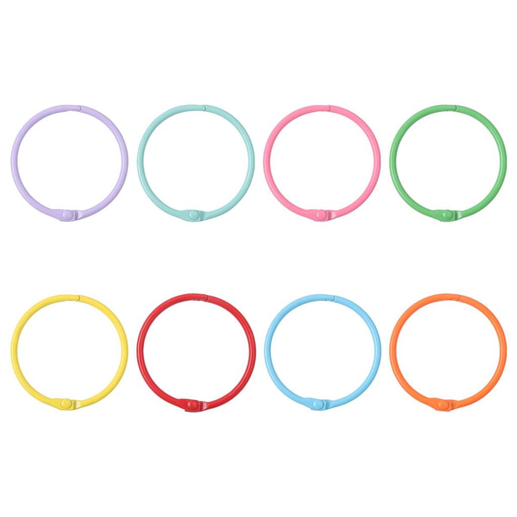 30/43 мм брелок для ключей, красочное открытое кольцо, пряжка, брелок, соединительные застежки для DIY, принадлежности для изготовления ювелирных изделий, аксессуары для брелоков